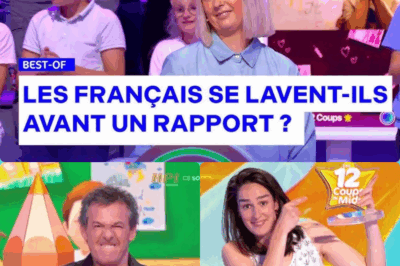 Tragedy ou simple vérité ? – Dans Les 12 Coups de Midi, une statistique folle tombe en plein plateau : 24% des Françaises demandent ça avant un rapport… 😳 Jean-Luc Reichmann en direct reste bouche bée, le public rit, mais derrière l’anecdote se cache une réalité intime qui choque, dérange et fascine – hasard, confidence sincère ou sujet tabou révélé au grand jour ? 🔥😱 👉 Lire plus dans le premier commentaire 👇👇
