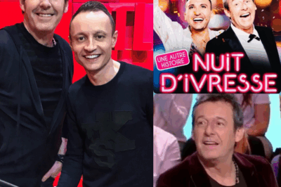 Drama inattendu – Jean-Luc Reichmann et Éric Dussart surpris en pleine « Nuit d’ivresse » : simple délire théâtral, complicité cachée ou révélation inattendue d’une amitié explosive ? Entre confidences chuchotées, regards complices et rires incontrôlables, le public s’interroge : que s’est-il vraiment passé durant cette soirée qui fait trembler les coulisses de la télé ? Mystère total 😱🔥 👉 Voir le 1er commentaire 👇👇