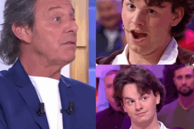 “Moment de tension inouï sur le plateau de TF1 : alors que Cyprien, le jeune Maestro des 12 Coups de Midi, pensait séduire le public avec son aisance et son humour, Jean-Luc Reichmann, visiblement piqué au vif, lui lance une phrase cinglante – « L’autre, ça y est, il se la pète ! » – devant des millions de téléspectateurs médusés ; une scène qui tourne au malaise et fait exploser les réseaux sociaux, divisant totalement les fans de l’émission entre soutien et indignation, au point que même la production aurait dû intervenir pour calmer la tension.”