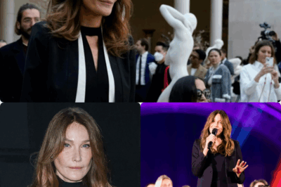 C’EST DIFFICILE À CROIRE, MAIS C’EST VRAI ! 🤫 Carla Bruni Révèle le Premier Signe Inquiétant que Personne n’Avait Remarqué : Une Malédiction Imminente ? La parole est enfin libérée, 15 ans après les fastes de l’Élysée. Cette fois, l’ancienne Première Dame ne parle pas d’amour, mais d’une prémonition, d’un détail subtil que seul son œil d’épouse a su capter. Personne ne s’y attendait à ce que le premier indice du chaos futur ait été si visible, et pourtant invisible de tous. Elle a démonté l’idée reçue d’un parcours sans faute, révélant la vérité qui éclate au grand jour : un geste, un regard, un mot manqué qui a servi de prélude silencieux aux tempêtes politiques et privées. Cette liste d’indices négligés va vous agacer. Quel était ce détail explosif, apparemment anodin, qui a annoncé les moments les plus difficiles de la présidence Sarkozy ? Découvrez les détails croustillants de cette révélation inédite et l’analyse complète de ce signe funeste dans les commentaires ! 👇 Ne ratez pas cette lecture qui change la perspective !