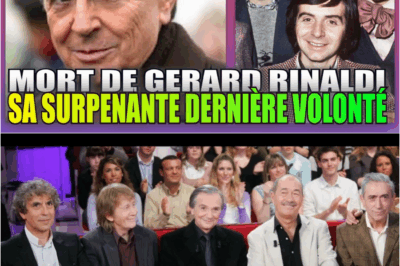 L’ultime pied de nez de Gérard Rinaldi : l’histoire de sa surprenante dernière volonté