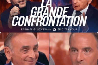 💥 « Quand Éric Zemmour affronte Raphaël Glucksmann en direct » : un choc télévisuel où les attaques fusent, où le débat se transforme en duel idéologique incandescent, dévoilant des rivalités profondes, des coups de pression hors champ et une atmosphère suffocante qui a failli faire imploser l’émission !