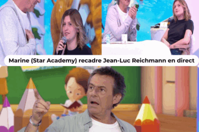 C’EST DIFFICILE À CROIRE, MAIS C’EST VRAI ! 🤭 Jean-Luc Reichmann Piégé par Marine : “TU AS SPOILÉ !” Le Cauchemar du Direct Révélé ! Personne ne s’y attendait à ce que l’animateur star des “12 Coups de Midi” se fasse reprendre à l’ordre en pleine émission par une candidate, mais la vérité éclate au grand jour : Reichmann a commis une gaffe monumentale, dévoilant une réponse par erreur devant des millions de téléspectateurs. Cet incident est une véritable malédiction pour le professionnalisme, mais aussi une séquence hilarante. Nous avons démonté la scène et révélé les détails explosifs de la panique en régie et du recadrage sans appel de Marine. Cette liste de réactions en coulisses va vous agacer (de rire) par leur intensité. Quelle est la vérité non révélée sur les conséquences de ce lapsus et le ton employé par Marine pour remettre l’animateur à sa place ? Découvrez les détails croustillants de cette gaffe en direct et l’analyse complète de ce moment culte dans les commentaires ! 👇 Ne ratez pas cette lecture choc !