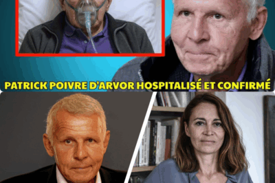🔥 Patrick Poivre d’Arvor au cœur d’un drame méconnu : hospitalisé pour une maladie effroyable, il garde le silence, mais sa fille brise enfin le secret. Les confidences bouleversantes révèlent l’ampleur de la lutte, les moments de désespoir et la force incroyable de ce présentateur star du 20h. Chaque détail de cette bataille dans l’ombre montre combien la vie peut basculer à tout instant. Une lutte contre un ennemi invisible, mais impitoyable, qui touche profondément tous ceux qui suivent sa carrière. 💔 👉 Tous les détails dans le premier commentaire 👇👇