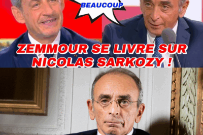 “Ça me touche beaucoup” : La confession choc et personnelle d’Éric Zemmour sur Nicolas Sarkozy qui a stupéfié tout le monde