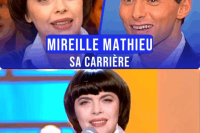 😢 Dépression, solitude, secrets jamais dits… Mireille Mathieu se confie comme jamais ! À 78 ans, la “demoiselle d’Avignon” révèle enfin ce qu’elle a toujours caché : sa lutte silencieuse contre la dépression, sa vie privée jalousement gardée, et son lien bouleversant avec Édith Piaf. “J’ai connu des nuits sans fin, mais la musique m’a sauvée”, avoue-t-elle, la voix brisée par l’émotion. Dans On n’est pas couché, elle ouvre son cœur et bouleverse le plateau entier. Que s’est-il réellement passé derrière le sourire mythique ? 💔 👉 Voir la vidéo complète ci-dessous !