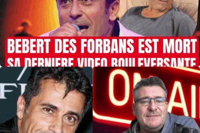 PERSONNE NE S’Y ATTENDAIT ! 💔 Mort de Bebert des Forbans : La Vérité Éclate sur sa Dernière Vidéo Bouleversante – Une Malédiction Finale Révélée ! Il est difficile de croire que le rockeur ait pu partager un message aussi déchirant avant sa disparition, mais la vérité éclate au grand jour : la dernière vidéo de Bebert est un détail explosif d’une intensité émotionnelle insoutenable. Nous avons démonté les indices et révélé la liste des adieux secrets qu’il a laissés à ses proches. Quel est le premier signe inquiétant que ce clip, enregistré dans des circonstances troubles, était en réalité son ultime testament ? Cette liste de messages cachés va vous agacer (par votre tristesse). La vérité éclate au grand jour sur les circonstances réelles de ses derniers instants. Découvrez les aveux poignants de Bebert et l’analyse complète de ce témoignage ultime dans les commentaires ! 👇 Ne ratez pas cette lecture qui va vous arracher des larmes !