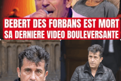 PERSONNE NE S’Y ATTENDAIT ! 💔 Mort de Bebert des Forbans : La Vérité Éclate sur sa Dernière Vidéo Bouleversante – Une Malédiction Finale Révélée ! Il est difficile de croire que le rockeur ait pu partager un message aussi déchirant avant sa disparition, mais la vérité éclate au grand jour : la dernière vidéo de Bebert est un détail explosif d’une intensité émotionnelle insoutenable. Nous avons démonté les indices et révélé la liste des adieux secrets qu’il a laissés à ses proches. Quel est le premier signe inquiétant que ce clip, enregistré dans des circonstances troubles, était en réalité son ultime testament ? Cette liste de messages cachés va vous agacer (par votre tristesse). La vérité éclate au grand jour sur les circonstances réelles de ses derniers instants. Découvrez les aveux poignants de Bebert et l’analyse complète de ce témoignage ultime dans les commentaires ! 👇 Ne ratez pas cette lecture qui va vous arracher des larmes !