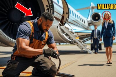 Mécanicien NOIR A Réparé Le Jet D’Une Milliardaire Sur La Piste – Elle Lui A Demandé De Se Marier…1