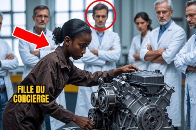 Fille Noire du Concierge MOQUÉE par des Ingénieurs… Jusqu’à Réparer un Moteur ÉTEINT Depuis 10 ANS