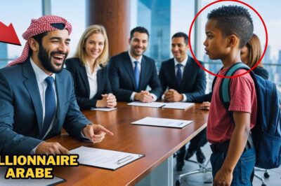 “JE PARLE 9 LANGUES” – Dit Le Fils De L’Employée Noire… Milliardaire Arabe A Ri, Mais Fut CHOQUÉ
