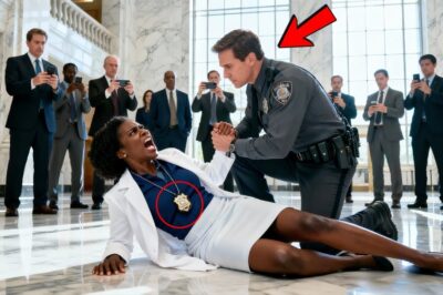 Un Agent De Sécurité Bancaire Traîne Une Femme Noire À Travers Le Hall — Puis Son Badge Du FBI Tombe