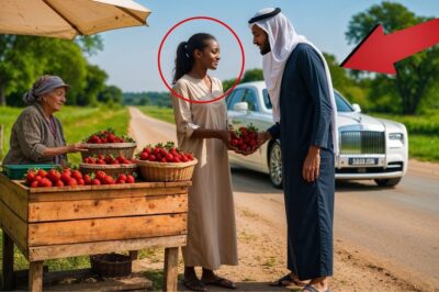 Millionnaire arabe s’arrête acheter des fraises, mais TOMBE AMOUREUX de la vendeuse noire