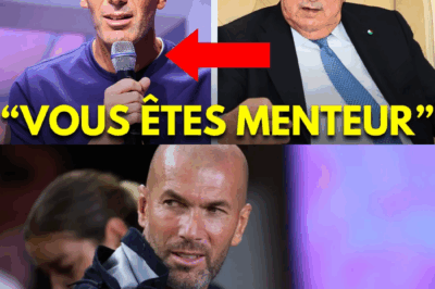 L’Accusation Qui a Brisée le Silence de Zinedine Zidane : Une Leçon de Dignité Révélée en Direct