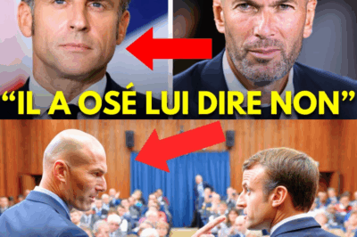 Le Refus Qui Déstabilise la République : Zinedine Zidane a Dit “Non” à Emmanuel Macron, Déclenchant une Tempête Politique et un Sursaut de Conscience Nationale