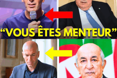 « La Fierté ne se Crie Pas, Elle se Vit » : La Réponse Fracassante et Silencieuse de Zinedine Zidane à l’Accusation du Président Tebboune