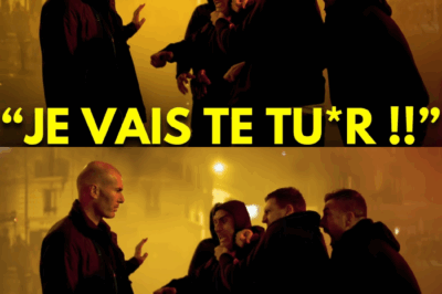 Le Coup de Maître de Zizou : Seul face à un gang violent, Zidane désarme la haine et donne une leçon de dignité inoubliable
