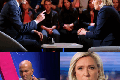 FACE AU QUESTIONNEMENT SUR LES « VRAIS FRANÇAIS » : LA LEÇON DE DIGNITÉ DE ZINÉDINE ZIDANE QUI A IMPOSÉ LE SILENCE À MARINE LE PEN