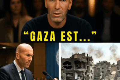 L’APPEL SILENCIEUX DE ZIDANE : Face à Gaza, l’Icône du Football Met la Conscience du Monde à Nu et Dénonce l’Indifférence Collective