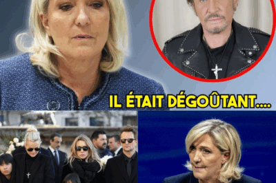 « Le droit français est trahi » : Marine Le Pen Révèle l’Humiliation Juridique de l’Héritage Hallyday, une Brèche Fatale dans la Souveraineté Nationale