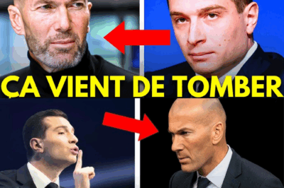 « Quand on n’a pas construit, on ne critique pas ceux qui essaient d’élever » : La riposte historique et cinglante de Zinédine Zidane qui foudroie Bardella