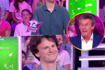 🔥 Moment incroyable dans Les 12 coups de midi : Jean-Luc Reichmann est stupéfait par le caleçon porte-bonheur d’un candidat 😳 ! Rires nerveux, éclats de surprise et réactions du public font monter la tension sur le plateau 🤯. Est-ce vraiment un talisman de chance ou une simple coïncidence hilarante ? 😂 Pendant ce temps, Cyprien triomphe, affirmant sa suprématie sur TF1 💥. Les réseaux sociaux s’enflamment entre commentaires amusés et théories improbables 😆. Une séquence mémorable qui mêle humour, superstition et performance incroyable 👉 Découvrez la scène complète dans le 1er commentaire 👇👇