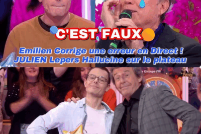 😱 Il y a 2 minutes – “C’est faux !” : Émilien explose en plein direct, il ose contredire la production de Les 12 Coups de Midi devant Jean-Luc Reichmann, créant un moment de gêne absolue sur le plateau… et voilà que Julien Lepers intervient 😳🔥 Que cache vraiment cette histoire ? 👉 Voir le 1er commentaire 👇👇