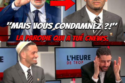 PERSONNE NE S’Y ATTENDAIT ! 😂 Le TROLL du Siècle : Malik Bentalha DÉMONTE CNews avec Son Sketch Culte “MAIS VOUS CONDAMNEZ ?!”. La Malédiction de Pascal Praud Révélée ! Il est difficile de croire qu’une simple parodie ait pu humilier une chaîne d’info avec une telle précision chirurgicale, mais la vérité éclate au grand jour : l’humoriste a visé juste ! Ce détail explosif de la caricature va vous agacer (de rire) par son réalisme effrayant. Quel est le premier signe inquiétant que la fiction a dépassé la réalité des plateaux télé ? Cette analyse hilarante va vous faire douter de tout. Découvrez les coulisses de ce buzz monumental et pourquoi cette phrase est devenue une arme politique dans les commentaires ! 👇 Ne ratez pas cette masterclass !