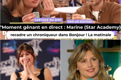 Malaise Hilarant et Expertise en Direct : Quand Marine (Star Academy 2025) Recadre Sèchement un Chroniqueur Santé sur TF1 !