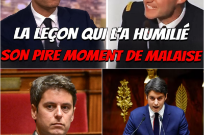 Clash Viral : Quand un Jeune Militaire Inflige une Leçon d’Humilité Magistrale à Gabriel Attal en Plein Discours