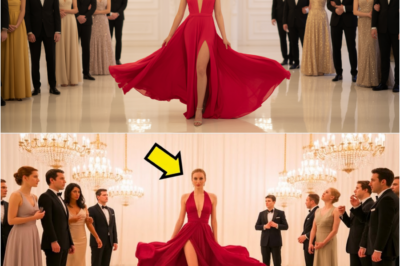 MILIONARIO INVITÒ FIGLIA DELLA DONNA PULIZIE PER DERIDERLA… LEI ARRIVÒ COME DEA IN ROSSO…