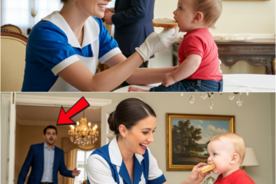 Il FIGLIO del MILIONARIO non toccava cibo da una settimana — poi la DOMESTICA fece l’impossibile.