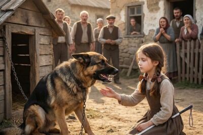 Une fille aveugle serre un berger allemand furieux dans ses bras—la suite choque tout le village !_d