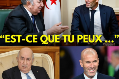 « Le Cœur n’est pas une Frontière » : La Leçon de Maître Historique de Zinedine Zidane Face à la Question Piège du Président Tebboune
