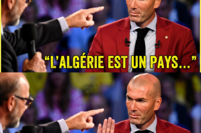 Un Journaliste Attaque Zidane sur l’Algérie – Sa Réponse Émeut des Millions