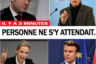 Alice Weidel vs Emmanuel Macron : Le message choc qui annonce la mise sous tutelle de la France et la fin d’une époque 