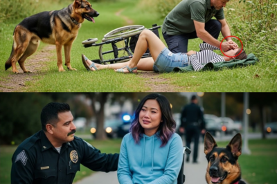 Fillette paralysée abandonne après sa chute, ce que fait le berger allemand stupéfie tous_d