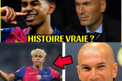 L’Humilité Secrète : Lamine Yamal, le Prodige du Barça, Révèle le Geste Bouleversant de Zinedine Zidane qui a Changé sa Vie
