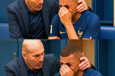 « C’est la France qui doit apprendre à te mériter » : L’échange secret et bouleversant entre Zinédine Zidane et un Kylian Mbappé en larmes