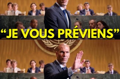 Zinédine Zidane alerte l’ONU sur un risque imminent : le discours choc qui fait trembler la diplomatie mondiale et interpelle la France ⚠️🌍