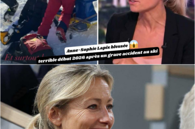 Anne-Sophie Lapix : Terrible début d’année 2026 après un grave accident de ski et une évacuation d’urgence