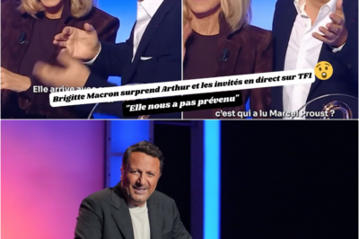 Le coup d’éclat de Brigitte Macron : quand la Première Dame piège Arthur et ses invités en plein direct !