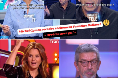« Arrêtez avec ça ! » : Michel Cymes recadre sèchement Faustine Bollaert en plein direct