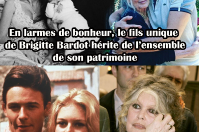 Larmes de bonheur et réconciliation posthume : Nicolas Jacques Charrier, héritier unique de l’empire Brigitte Bardot