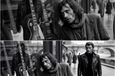 Un sans abri fredonnait Que je t’aime près d’une vieille guitare — Johnny Hallyday a tout entenduÂ