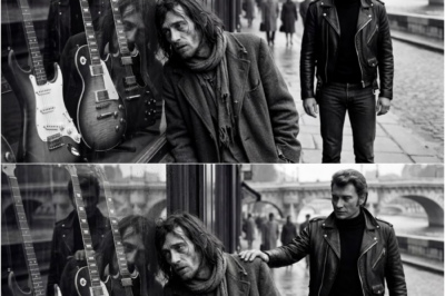 Un sans abri fredonnait Que je t’aime près d’une vieille guitare — Johnny Hallyday a tout entendu 