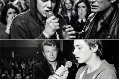 Johnny Hallyday tend son micro à un ado — la voix qui sort est IMPOSSIBLE 